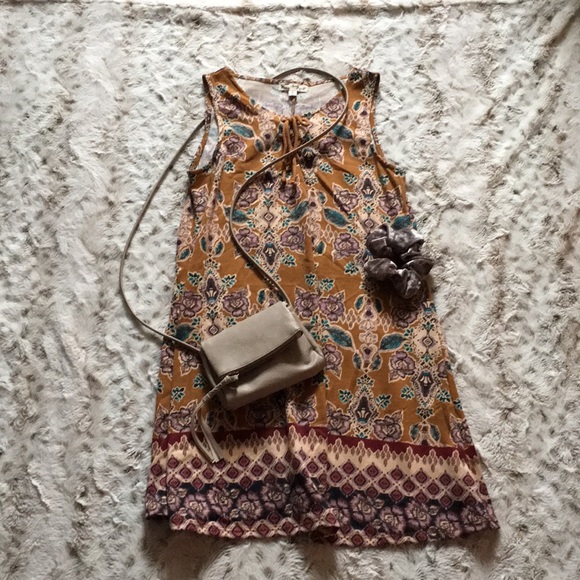 Floral tank top dress - Picture 1 of 2